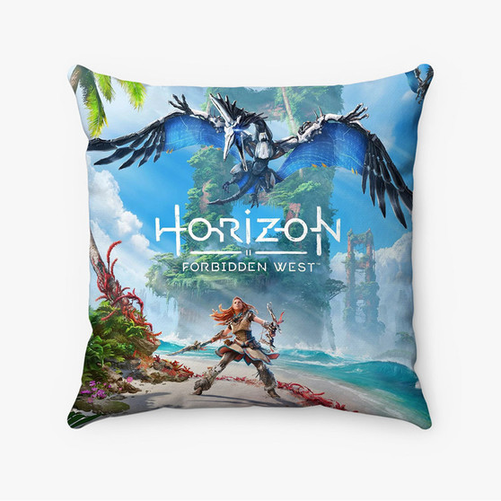 Pastele Horizon Forbidden West Custom Pillow Case Awesome Personalized Spun Polyester Square Pillow Cover Decorative Cushion Bed Sofa Throw Pillow Home Decor