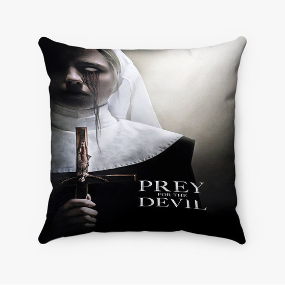 Pastele Prey for the Devil jpeg Custom Pillow Case Awesome Personalized Spun Polyester Square Pillow Cover Decorative Cushion Bed Sofa Throw Pillow Home Decor