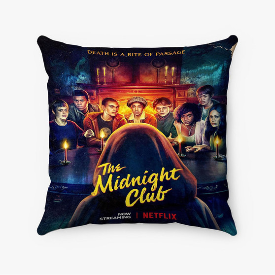 Pastele The Midnight Club Custom Pillow Case Awesome Personalized Spun Polyester Square Pillow Cover Decorative Cushion Bed Sofa Throw Pillow Home Decor