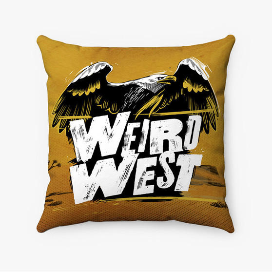 Pastele Weird West Custom Pillow Case Awesome Personalized Spun Polyester Square Pillow Cover Decorative Cushion Bed Sofa Throw Pillow Home Decor