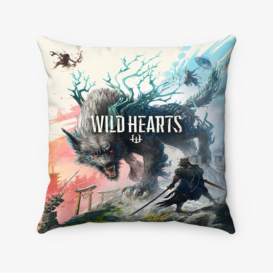 Pastele Wild Hearts Custom Pillow Case Awesome Personalized Spun Polyester Square Pillow Cover Decorative Cushion Bed Sofa Throw Pillow Home Decor