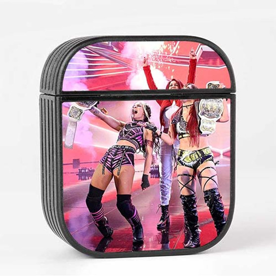 Pastele Damage CTRL WWE Wrestle Mania Custom AirPods Case Cover Awesome Personalized Apple AirPods Gen 1 AirPods Gen 2 AirPods Pro Hard Skin Protective Cover Sublimation Cases