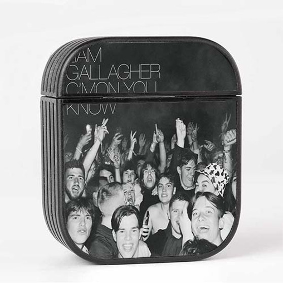 Pastele Liam Gallagher C mon You Know Custom AirPods Case Cover Awesome Personalized Apple AirPods Gen 1 AirPods Gen 2 AirPods Pro Hard Skin Protective Cover Sublimation Cases