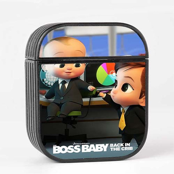 Pastele The Boss Baby Back in the Crib Custom AirPods Case Cover Awesome Personalized Apple AirPods Gen 1 AirPods Gen 2 AirPods Pro Hard Skin Protective Cover Sublimation Cases