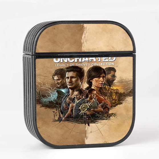 Pastele Uncharted Legacy of Thieves Collection Custom AirPods Case Cover Awesome Personalized Apple AirPods Gen 1 AirPods Gen 2 AirPods Pro Hard Skin Protective Cover Sublimation Cases