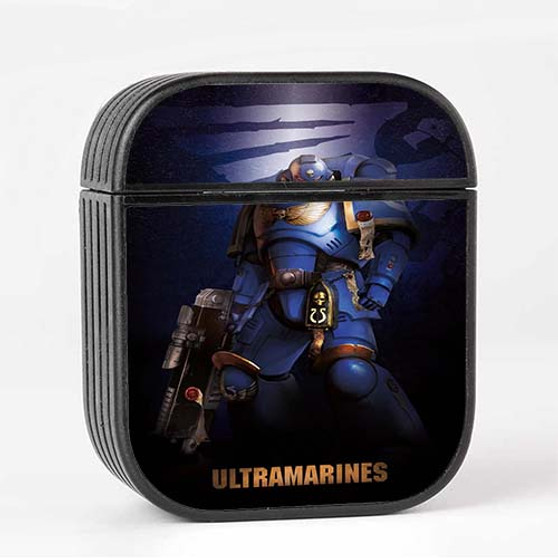 Pastele Warhammer 40 K Ultramarines Custom AirPods Case Cover Awesome Personalized Apple AirPods Gen 1 AirPods Gen 2 AirPods Pro Hard Skin Protective Cover Sublimation Cases