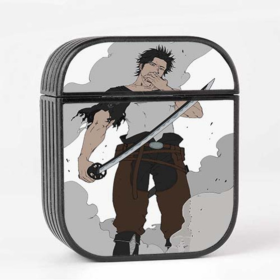 Pastele Yami Sukehiro Black Clover Sword of The Wizard King Custom AirPods Case Cover Awesome Personalized Apple AirPods Gen 1 AirPods Gen 2 AirPods Pro Hard Skin Protective Cover Sublimation Cases