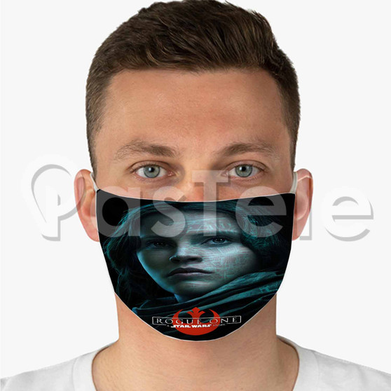 Jyn Erso Star Rogue One A Star Wars Story Custom Fabric Face Mask Polyester Two Layers Cloth
