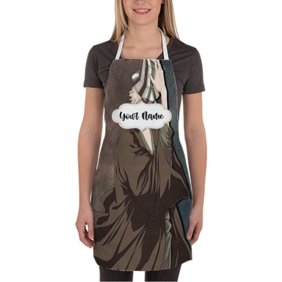 Pastele Kisuke Urahara Bleach Custom Personalized Name Kitchen Apron Awesome With Adjustable Strap and Big Pockets For Cooking Baking Cafe Coffee Barista Cheff Bartender