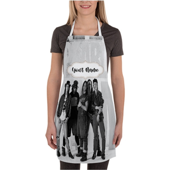 Pastele Pearl Jam Band Custom Personalized Name Kitchen Apron Awesome With Adjustable Strap and Big Pockets For Cooking Baking Cafe Coffee Barista Cheff Bartender