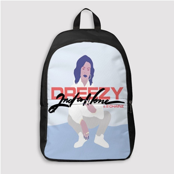 Pastele 2nd To None Dreezy Feat 2 Chainz Custom Backpack Personalized School Bag Travel Bag Work Bag Laptop Lunch Office Book Waterproof Unisex Fabric Backpack