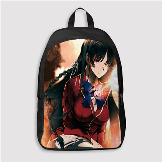 Pastele Classroom of the Elite Horikita Suzune Custom Backpack Personalized School Bag Travel Bag Work Bag Laptop Lunch Office Book Waterproof Unisex Fabric Backpack