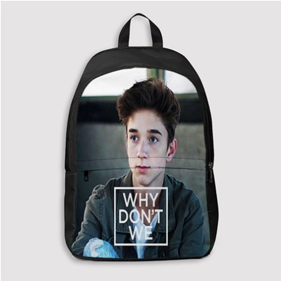 Pastele Daniel Seavey Why Don t We Custom Backpack Personalized School Bag Travel Bag Work Bag Laptop Lunch Office Book Waterproof Unisex Fabric Backpack