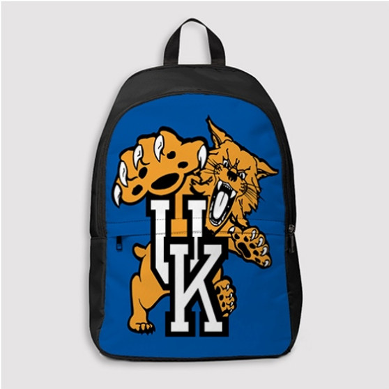 Pastele Kentucky Wildcats Custom Backpack Personalized School Bag Travel Bag Work Bag Laptop Lunch Office Book Waterproof Unisex Fabric Backpack
