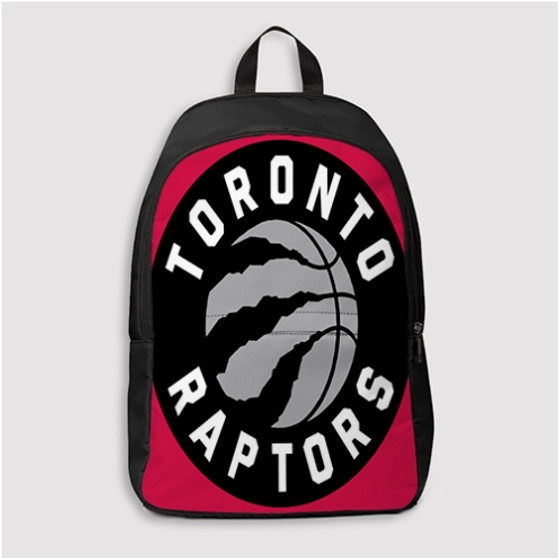 Pastele Toronto Raptors NBA Custom Backpack Personalized School Bag Travel Bag Work Bag Laptop Lunch Office Book Waterproof Unisex Fabric Backpack