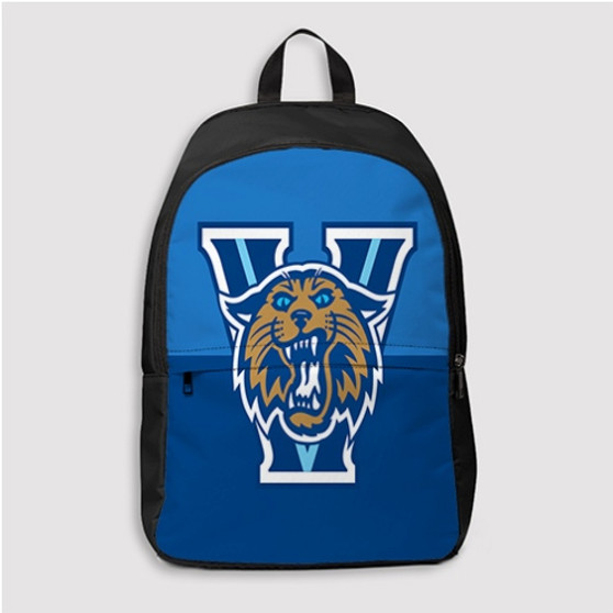 Pastele Villanova Wildcats Custom Backpack Personalized School Bag Travel Bag Work Bag Laptop Lunch Office Book Waterproof Unisex Fabric Backpack