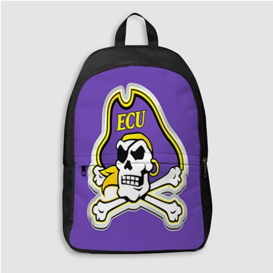 Pastele East Carolina Pirates Good Custom Backpack Personalized School Bag Travel Bag Work Bag Laptop Lunch Office Book Waterproof Unisex Fabric Backpack