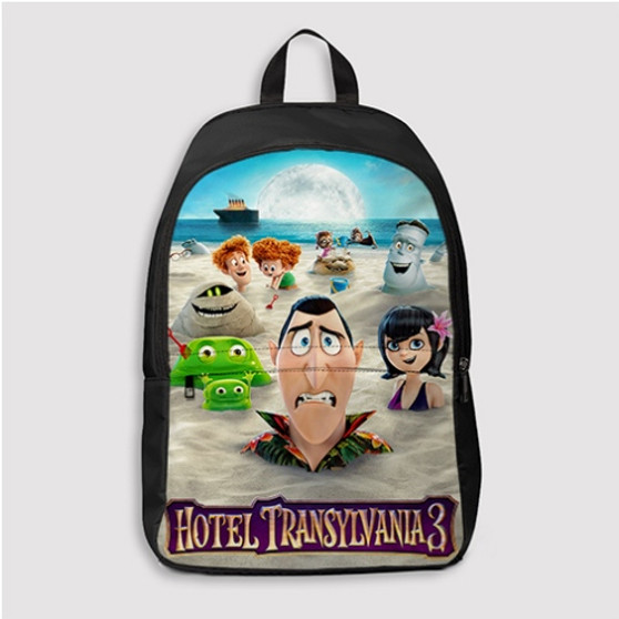Pastele Hotel Transylvania 3 Summer Vacation 3 Custom Backpack Personalized School Bag Travel Bag Work Bag Laptop Lunch Office Book Waterproof Unisex Fabric Backpack