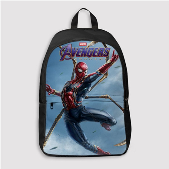 Pastele Spider Man Avengers Endgame Custom Backpack Personalized School Bag Travel Bag Work Bag Laptop Lunch Office Book Waterproof Unisex Fabric Backpack