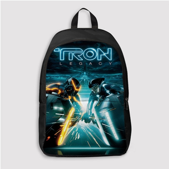 Pastele Tron Legacy Custom Backpack Personalized School Bag Travel Bag Work Bag Laptop Lunch Office Book Waterproof Unisex Fabric Backpack