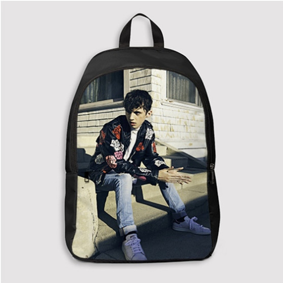 Pastele Troye Sivan Custom Backpack Personalized School Bag Travel Bag Work Bag Laptop Lunch Office Book Waterproof Unisex Fabric Backpack 2