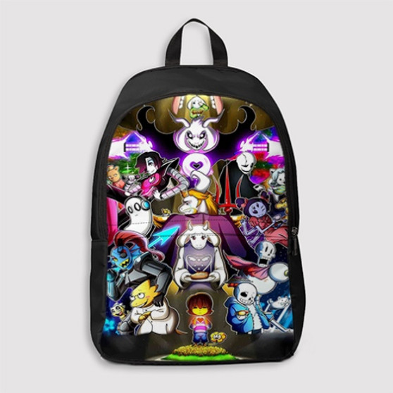 Pastele Undertale Custom Backpack Personalized School Bag Travel Bag Work Bag Laptop Lunch Office Book Waterproof Unisex Fabric Backpack