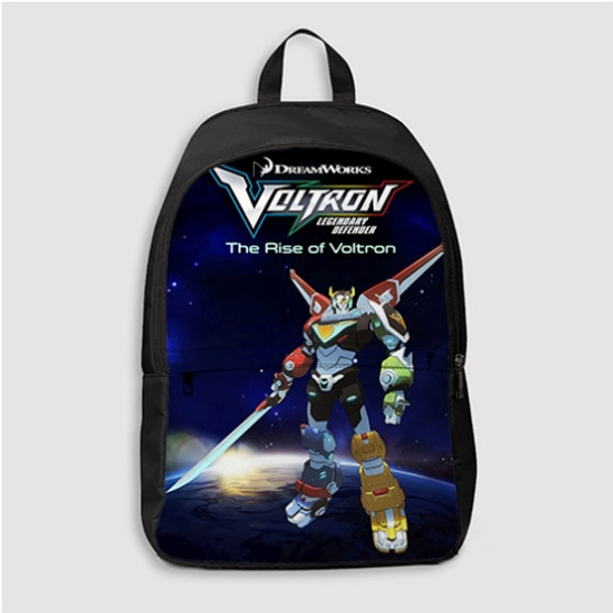 Pastele Voltron Legendary Defender The Rise of Voltron Custom Backpack Personalized School Bag Travel Bag Work Bag Laptop Lunch Office Book Waterproof Unisex Fabric Backpack