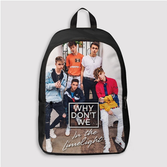 Pastele Why Don t We In The Linelight Custom Backpack Personalized School Bag Travel Bag Work Bag Laptop Lunch Office Book Waterproof Unisex Fabric Backpack