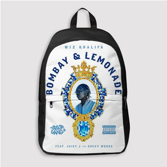 Pastele Bombay Lemonade Wiz Khalifa feat Juicy J Chevy Woods Custom Backpack Personalized School Bag Travel Bag Work Bag Laptop Lunch Office Book Waterproof Unisex Fabric Backpack