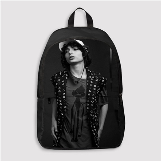 Pastele Finn Wolfhard Good Art Custom Backpack Personalized School Bag Travel Bag Work Bag Laptop Lunch Office Book Waterproof Unisex Fabric Backpack