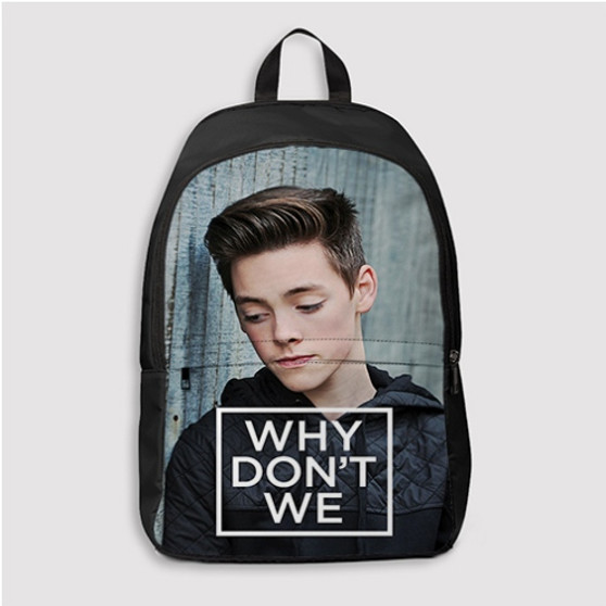Pastele Why Don t We Zach Herron Custom Backpack Personalized School Bag Travel Bag Work Bag Laptop Lunch Office Book Waterproof Unisex Fabric Backpack
