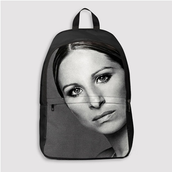 Pastele Barbra Streisand Custom Backpack Personalized School Bag Travel Bag Work Bag Laptop Lunch Office Book Waterproof Unisex Fabric Backpack