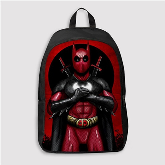 Pastele Batpool Batman Deadpool Custom Backpack Personalized School Bag Travel Bag Work Bag Laptop Lunch Office Book Waterproof Unisex Fabric Backpack