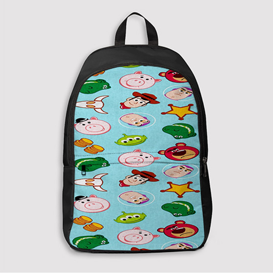 Pastele Toy Story Characters Disney Custom Backpack Personalized School Bag Travel Bag Work Bag Laptop Lunch Office Book Waterproof Unisex Fabric Backpack