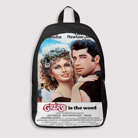 Pastele Grease Movie 2 Custom Backpack Awesome Personalized School Bag Travel Bag Work Bag Laptop Lunch Office Book Waterproof Unisex Fabric Backpack