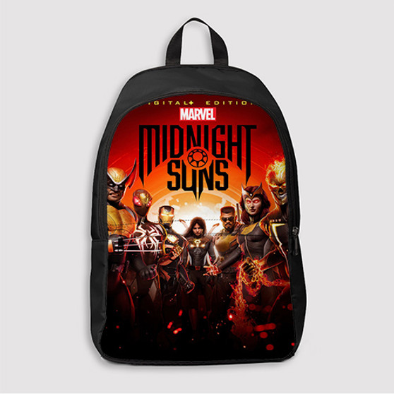 Pastele Marvel s Midnight Suns Custom Backpack Awesome Personalized School Bag Travel Bag Work Bag Laptop Lunch Office Book Waterproof Unisex Fabric Backpack