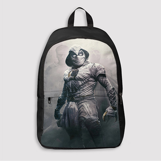Pastele Moon Knight Custom Backpack Awesome Personalized School Bag Travel Bag Work Bag Laptop Lunch Office Book Waterproof Unisex Fabric Backpack