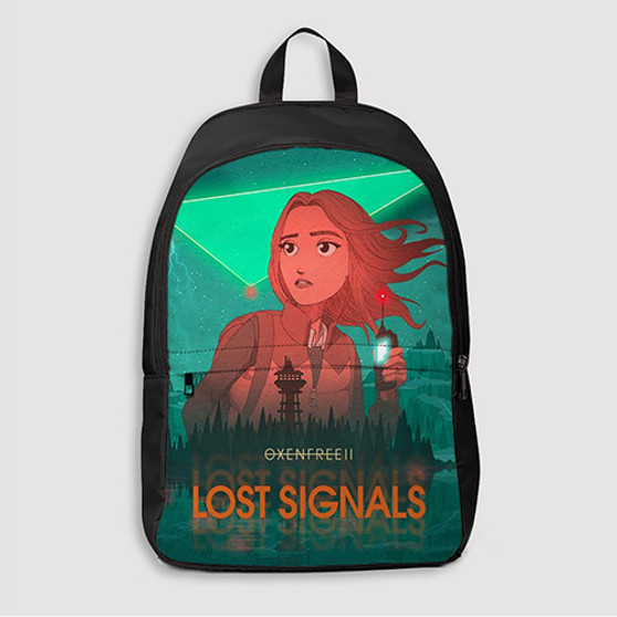 Pastele OXENFREE II Lost Signals Custom Backpack Awesome Personalized School Bag Travel Bag Work Bag Laptop Lunch Office Book Waterproof Unisex Fabric Backpack