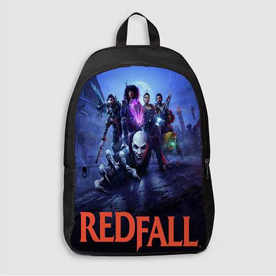 Pastele Redfall Custom Backpack Awesome Personalized School Bag Travel Bag Work Bag Laptop Lunch Office Book Waterproof Unisex Fabric Backpack