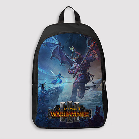 Pastele Total War Warhammer III Custom Backpack Awesome Personalized School Bag Travel Bag Work Bag Laptop Lunch Office Book Waterproof Unisex Fabric Backpack