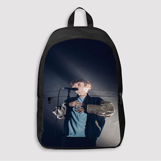 Pastele Troye Sivan 3 Custom Backpack Awesome Personalized School Bag Travel Bag Work Bag Laptop Lunch Office Book Waterproof Unisex Fabric Backpack
