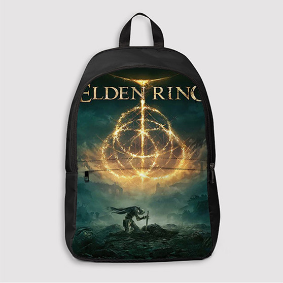 Pastele Elden Ring Battlefield of the Fallen Custom Backpack Awesome Personalized School Bag Travel Bag Work Bag Laptop Lunch Office Book Waterproof Unisex Fabric Backpack