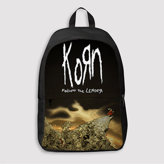 Pastele Korn Follow The Leader Custom Backpack Awesome Personalized School Bag Travel Bag Work Bag Laptop Lunch Office Book Waterproof Unisex Fabric Backpack