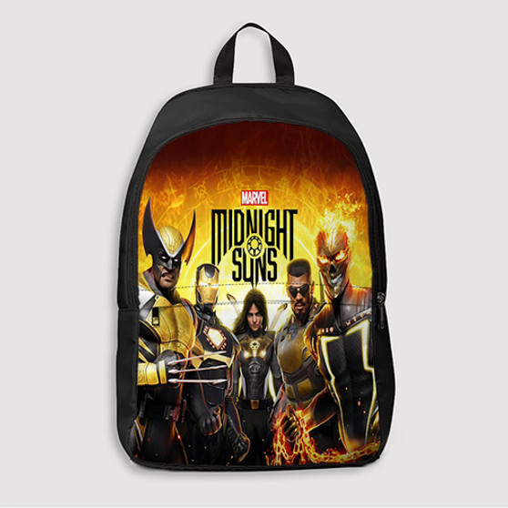Pastele Marvel s Midnight Suns PS5 Custom Backpack Awesome Personalized School Bag Travel Bag Work Bag Laptop Lunch Office Book Waterproof Unisex Fabric Backpack