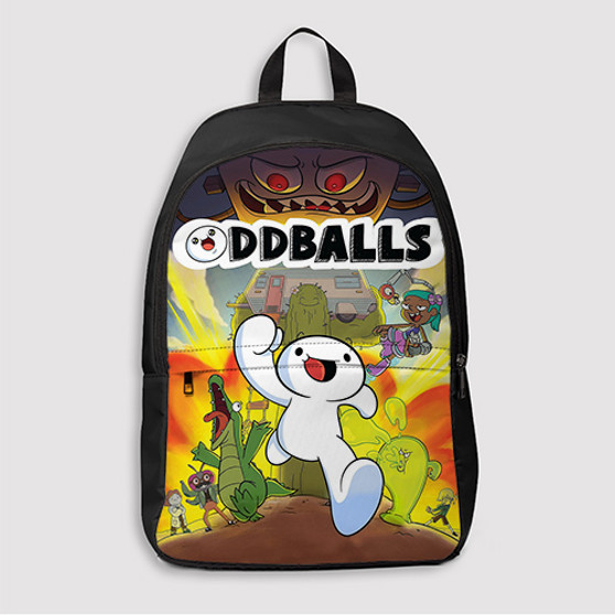 Pastele Oddballs Custom Backpack Awesome Personalized School Bag Travel Bag Work Bag Laptop Lunch Office Book Waterproof Unisex Fabric Backpack
