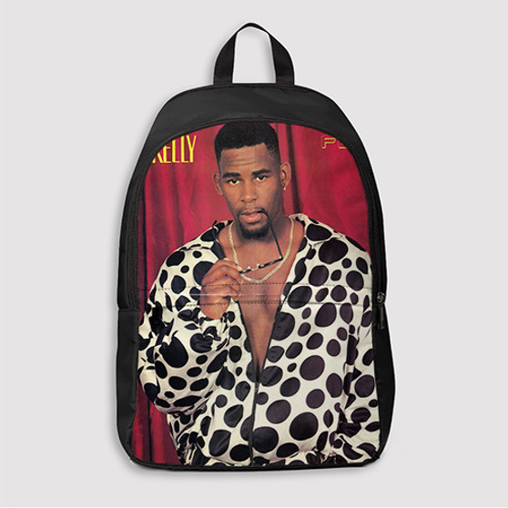 Pastele R Kelly Custom Backpack Awesome Personalized School Bag Travel Bag Work Bag Laptop Lunch Office Book Waterproof Unisex Fabric Backpack