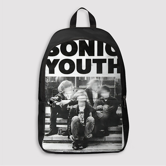 Pastele Sonic Youth Good Custom Backpack Awesome Personalized School Bag Travel Bag Work Bag Laptop Lunch Office Book Waterproof Unisex Fabric Backpack