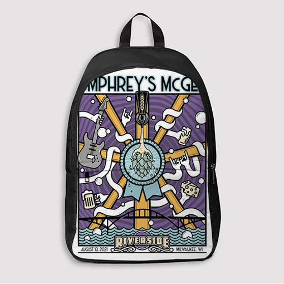 Pastele Umphrey s Mcgee Milwaukee Custom Backpack Awesome Personalized School Bag Travel Bag Work Bag Laptop Lunch Office Book Waterproof Unisex Fabric Backpack