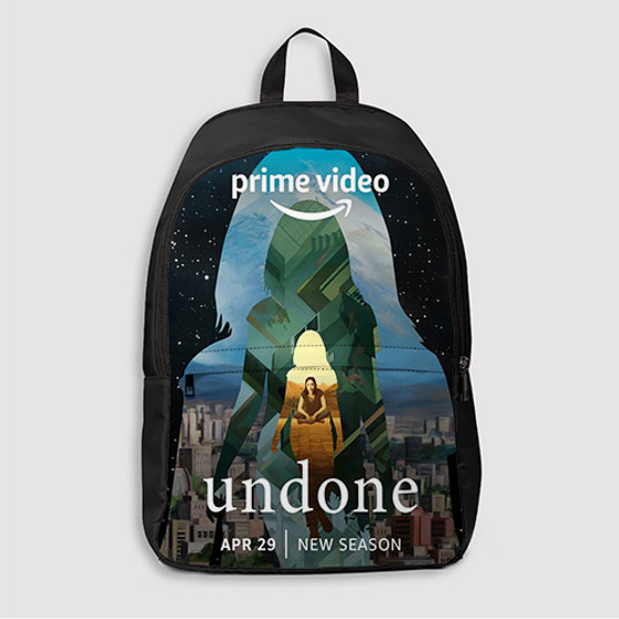 Pastele Undone Custom Backpack Awesome Personalized School Bag Travel Bag Work Bag Laptop Lunch Office Book Waterproof Unisex Fabric Backpack