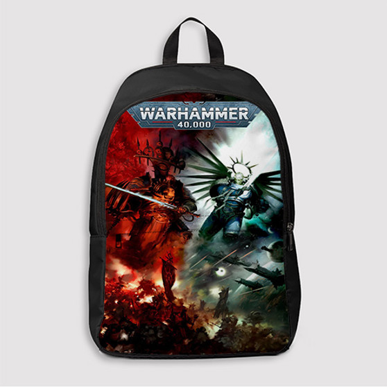 Pastele Warhammer 40 K Custom Backpack Awesome Personalized School Bag Travel Bag Work Bag Laptop Lunch Office Book Waterproof Unisex Fabric Backpack